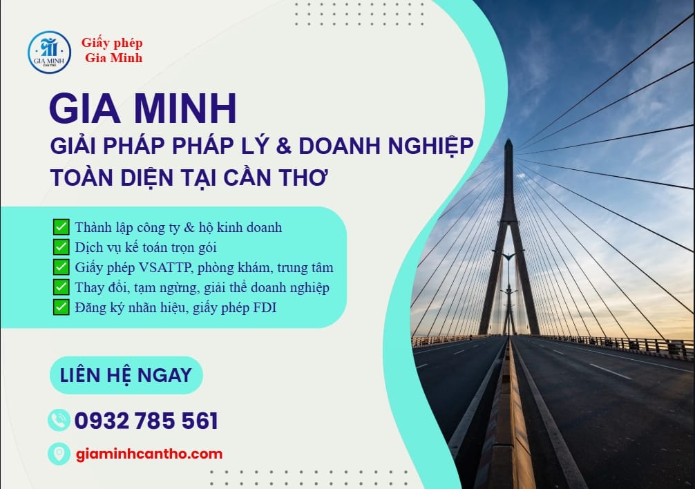 Dịch vụ mở doanh nghiệp đúng luật tại Cần Thơ – Thành lập nhanh, hồ sơ chuẩn 3 Dịch vụ mở doanh nghiệp đúng luật tại Cần Thơ hỗ trợ kê khai thuế cho doanh nghiệp mới