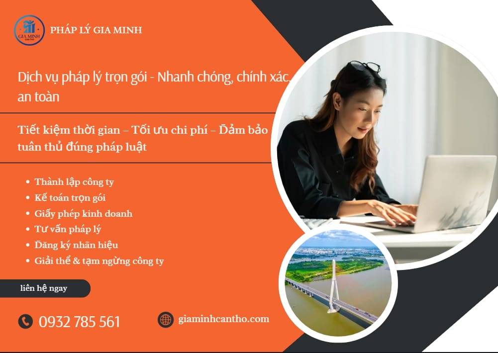 Mở doanh nghiệp trọn gói giá rẻ ở Cần Thơ – Tư vấn & Hồ sơ nhanh 2 Dịch vụ pháp lý doanh nghiệp giá rẻ ở Cần Thơ